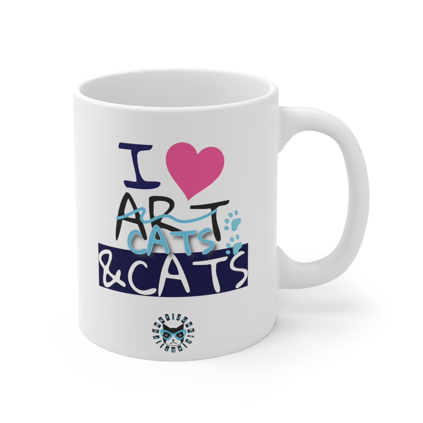 I ❤️ Art & Cats - in mug form